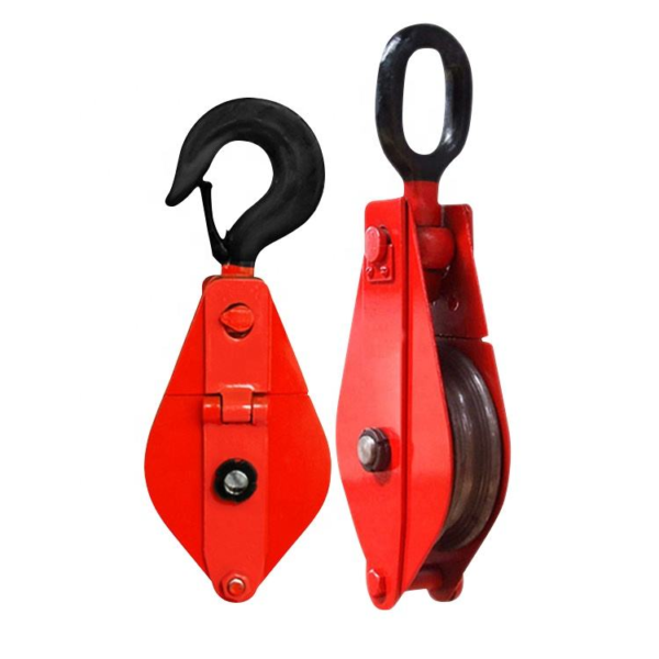 2Ton Lifting Pulley Block | Household Small Labor-Saving Single/Double Wheel Manual Lifting Hook