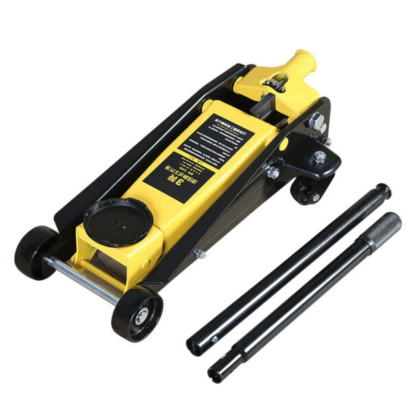 hydraulic car floor jack detail structure lifting range parameter display