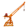 300KG Portable Mini Tower Crane 360 Degree Rotatable Outdoor Household Lifting Hoist