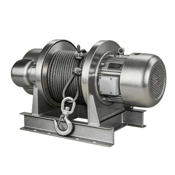 304 full stainless steel electric winch waterproof anti-corrosion remote control self-locking wire rope hoist