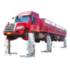 4‑post mobile column lift wired wireless hydraulic truck bus lifting equipment