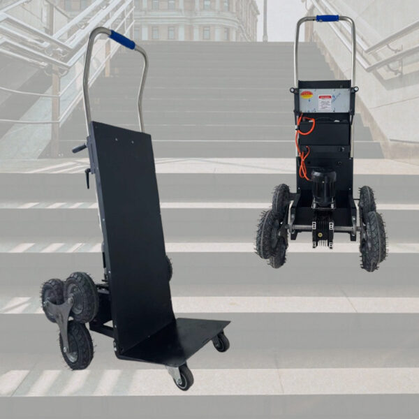 6 Wheel Electric Stair Climber Heavy Duty Stair Climbing Hand Truck for Home Appliance Moving