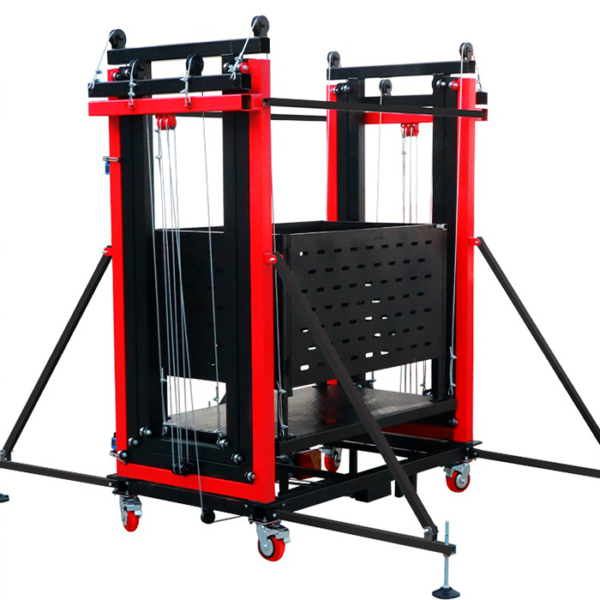 Small Electric Hydraulic Scaffold 7m | Indoor/Outdoor Lifting Platform Lift Equipment