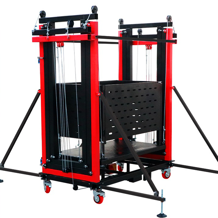 Small Electric Hydraulic Scaffold 7m | Indoor/Outdoor Lifting Platform Lift Equipment