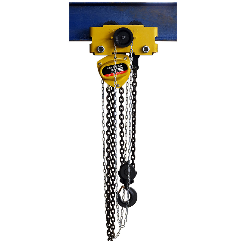 Internal Structure of Low Headroom Integrated Beam Trolley Hoist