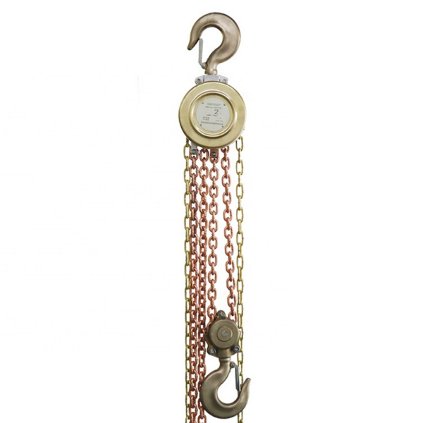 CE Certified Explosion Resistant Copper Chain Hoist Industrial Lifting Chain Block