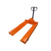 Custom 2.5 ton manual paper roll pallet truck hydraulic reel transporter