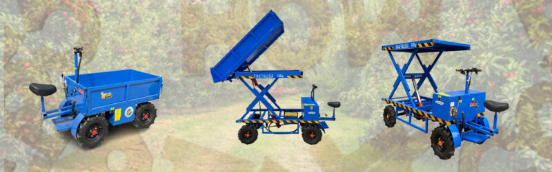 Electric four-wheel flatbed cart for warehouse factory logistics material transport