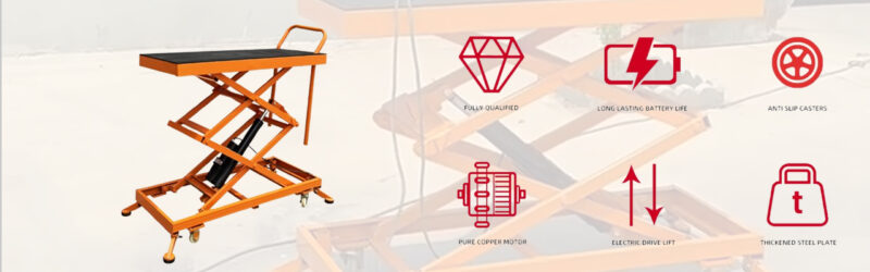 Electric Mobile Lift Platform, Mobile Electric Lift Table, Industrial Warehouse Lifting Equipment