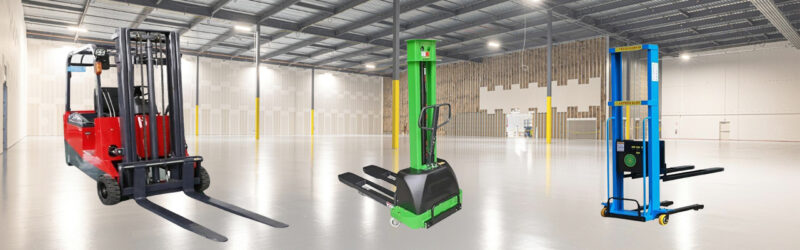 Electric Stacker Forklift, Walkie Pallet Stacker, Battery Powered Warehouse Lifting Equipment