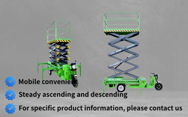 Electric Three-Wheeled Lifting Platform for Factory Warehouse Material Handling