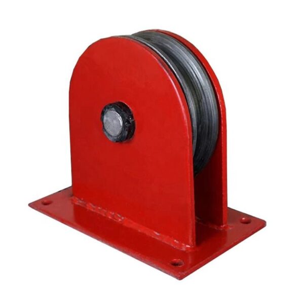 Heavy Fixed Pulley Block | Double/Multi Wheel Lifting Ring & Hook for Wire Rope Lifting