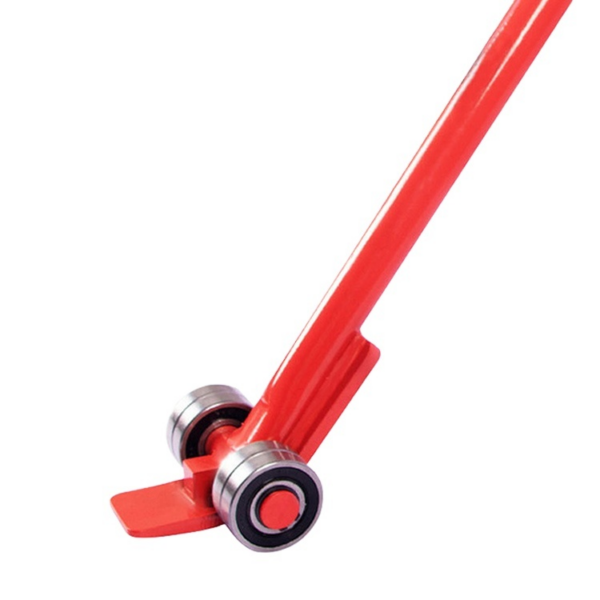 Heavy‑duty pry lever bar dolly steel crowbar trolley for heavy machine cargo moving