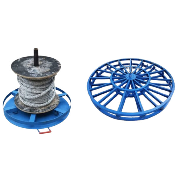 Brake Type Horizontal Cable Reel Spooler Fiber Cable Unwinding Rack