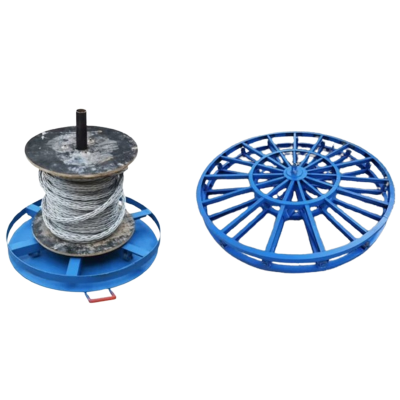 Brake Type Horizontal Cable Reel Spooler Fiber Cable Unwinding Rack