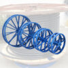 Horizontal Cable Reel Spooler With Brake Heavy Duty Cable Payoff Stand