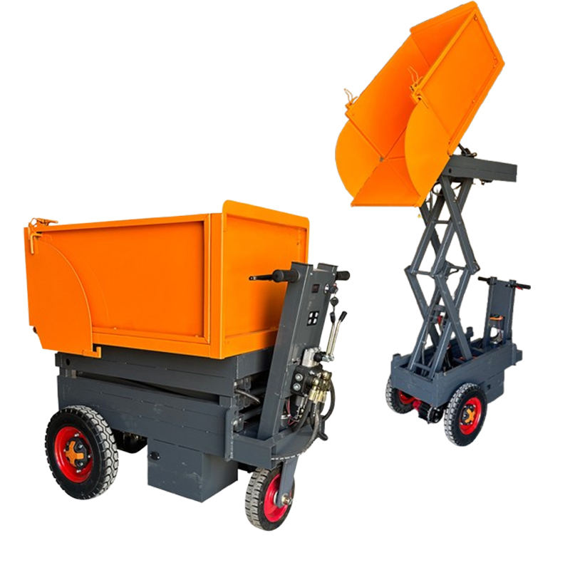 Lift dump truck