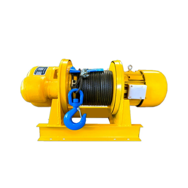 380V linear winch 1-10 ton electromagnetic control construction pulling hoist with pure copper motor