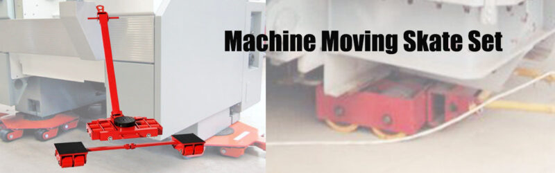 Machine Moving Skate Set, heavy duty industrial machinery moving skates for equipment transportation