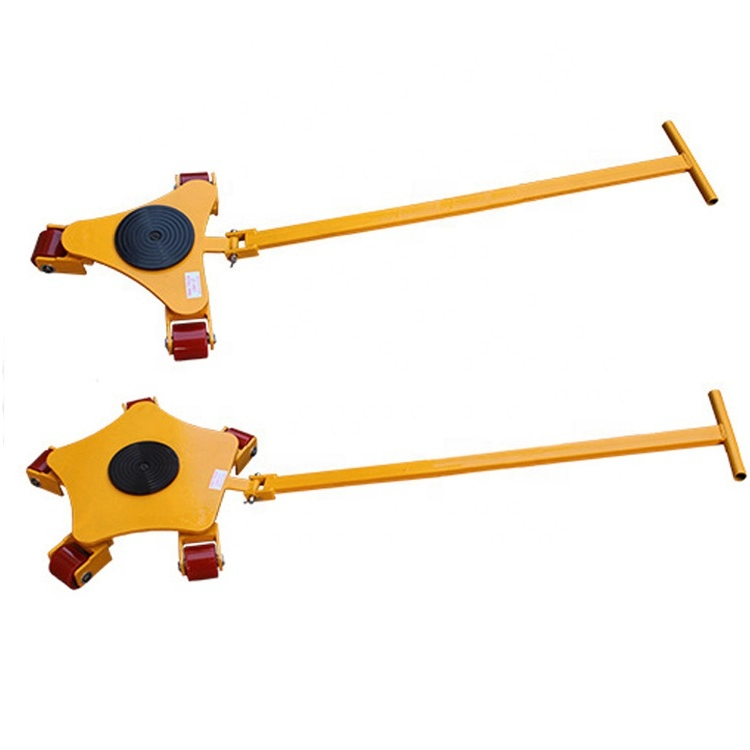 heavy equipment skates omnidirectional rotating manual cargo trolley thickened crawler tank