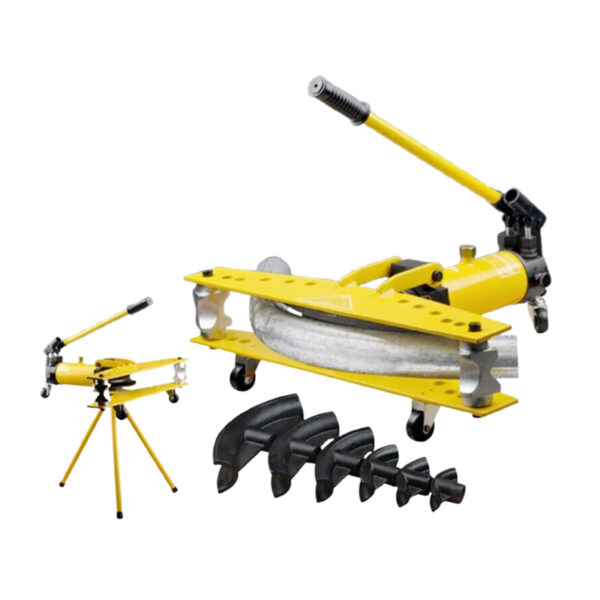 manual hydraulic pipe bender swg integral split type with stand