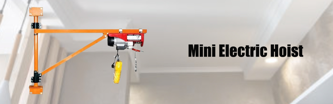 220V Mini Electric Hoist with Column Support Bracket, Household Roof Lifting Winch, Small Construction Elevator Crane, Load Capacity 100kg 200kg 300kg, Lifting Height 10m 15m 20m 30m for Home Renovation