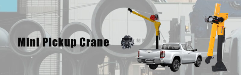 1 ton truck mounted small jib crane, vehicle‑mounted lifting hoist, portable mini truck jib crane for cargo lifting