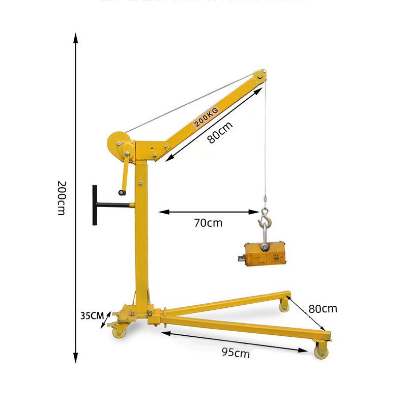 Mobile Small Crane 200-500kg | Manual for Warehouse Operations - Image 2