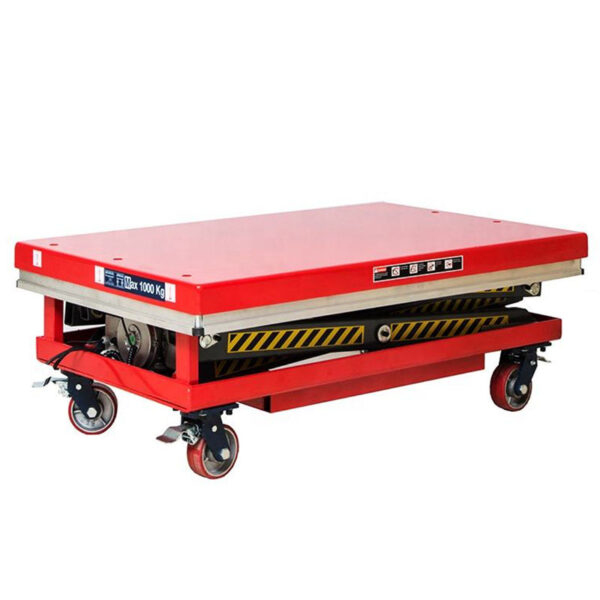 Low Profile Crawler Dumper + Mobile Scissor Lift | 200kg/300kg Load, High Rise In-Ground Tables