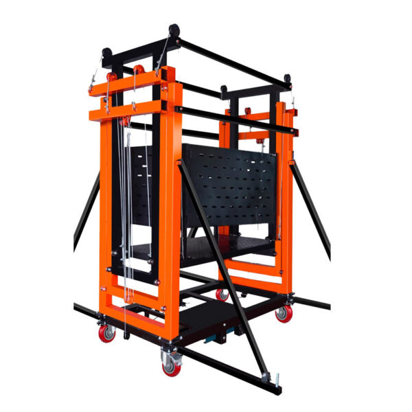 Mobile Electric Scaffold Lift Platform 360kg | Cable Hoist Portable Construction Machine