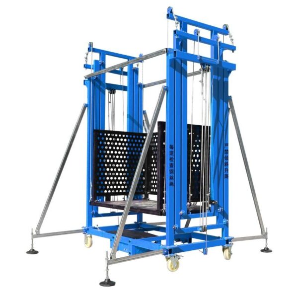 5m Electric Lifting Scaffold Platform | Indoor & Outdoor Cable Hoist
