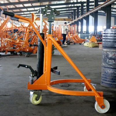 Clamp Structure Detail of Manual Oil Drum Trolley Transport Truck