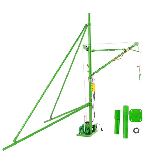 Portable Foldable Hand Crane Mini Manual Lifting Hoist 200-500kg