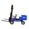 1 ton 4 wheel sit-down mini electric forklift simple hydraulic warehouse stacker truck
