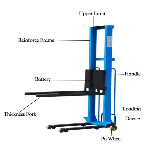 self loading pallet stacker