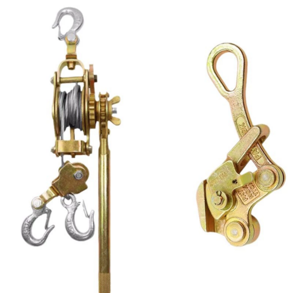 Universal Cable Gripper 0.5–4 Ton Multi‑Function Wire Rope Tensioner