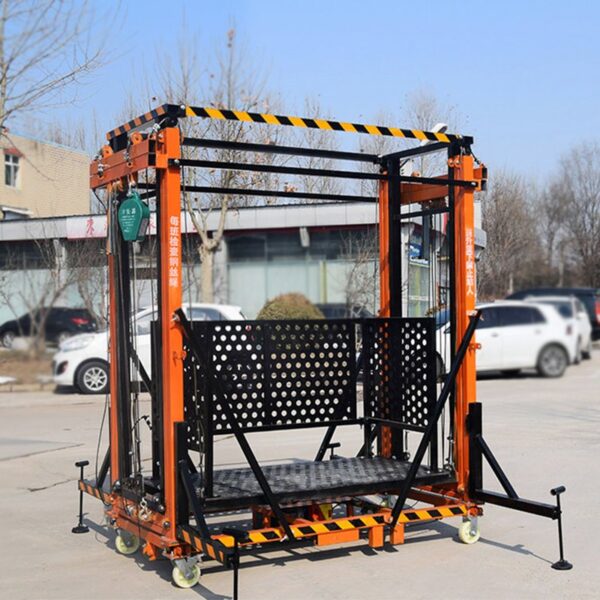Industrial 2-12m Electric Folding Scaffold Platform for Building Construction