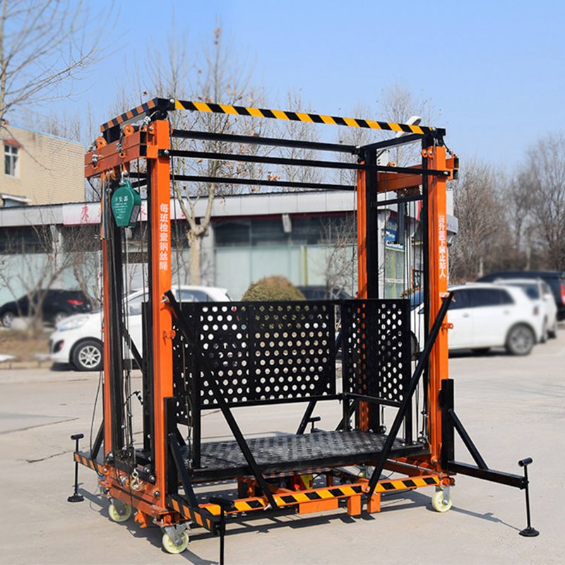 Industrial 2-12m Electric Folding Scaffold Platform for Building Construction