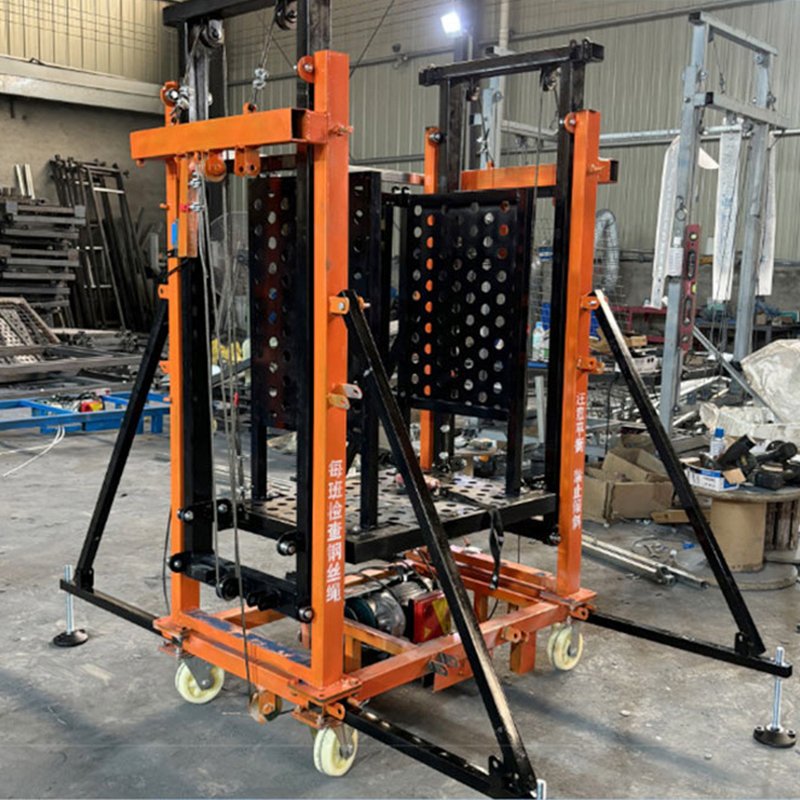 Industrial 2-12m Electric Folding Scaffold Platform for Building Construction - Image 2