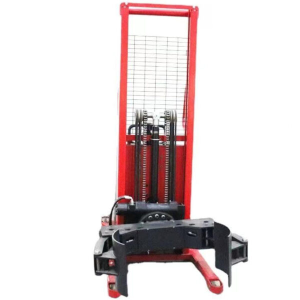 500-1500kg Electric Pallet Stacker Forklift | Paper Roll Clamp Available