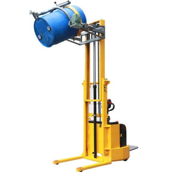 Electric Drum Lifter Oil Stacker 400kg Capacity 1900mm Lifting Height
